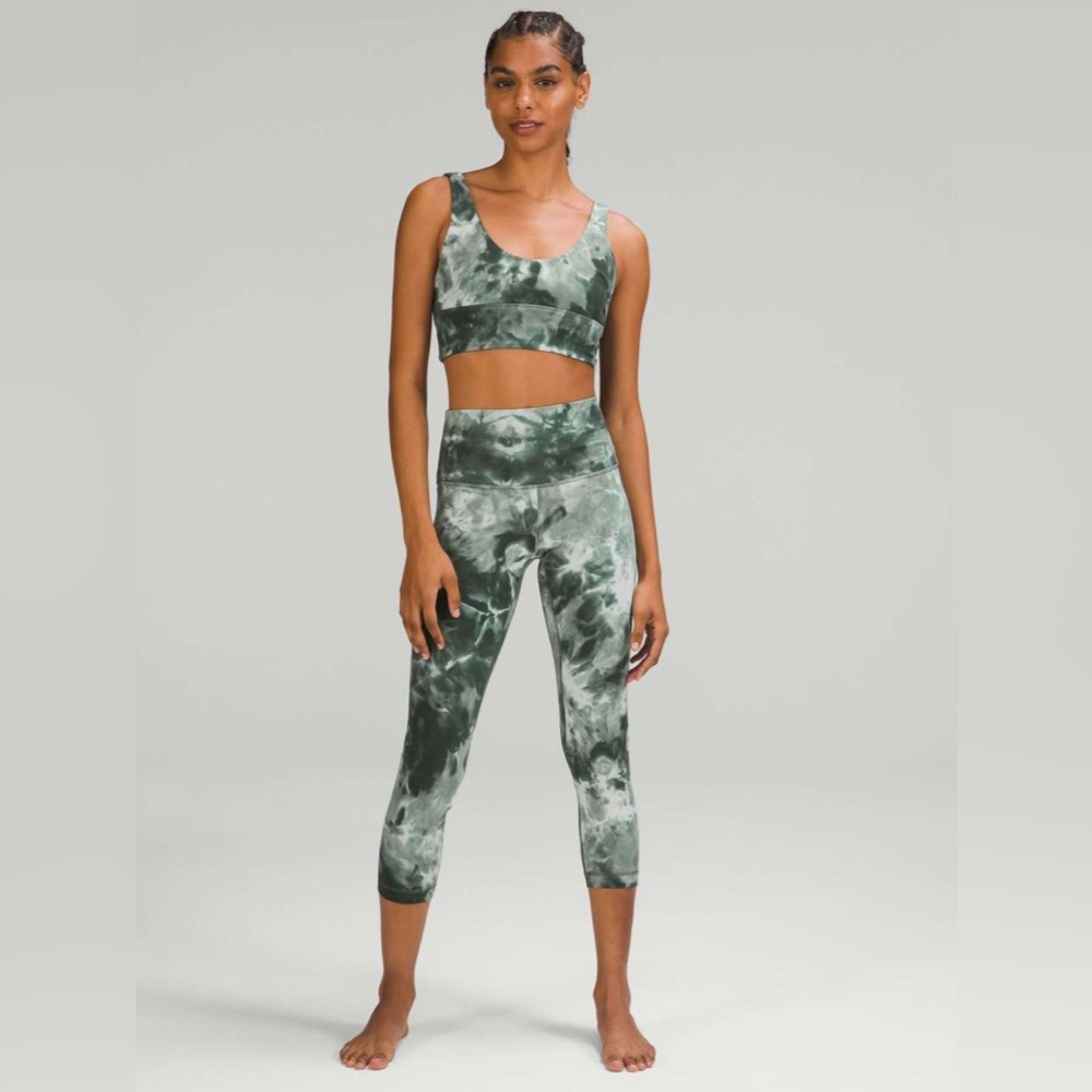 Lululemon Align High-Rise Crop 23" - Diamond Dye Starlight Smoked Spruce